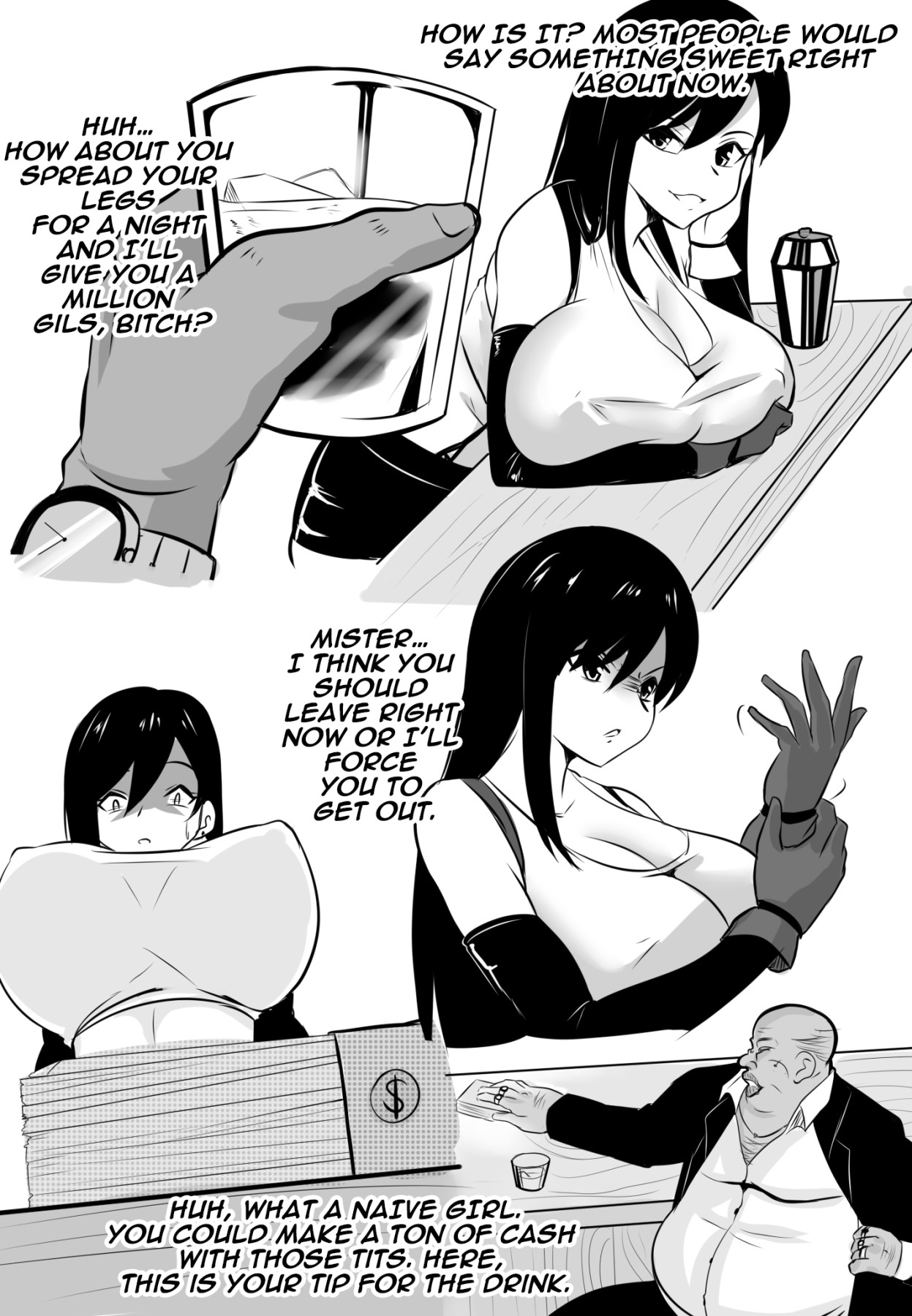 Hentai Manga Comic-Wenching 2 Tifa-Read-4